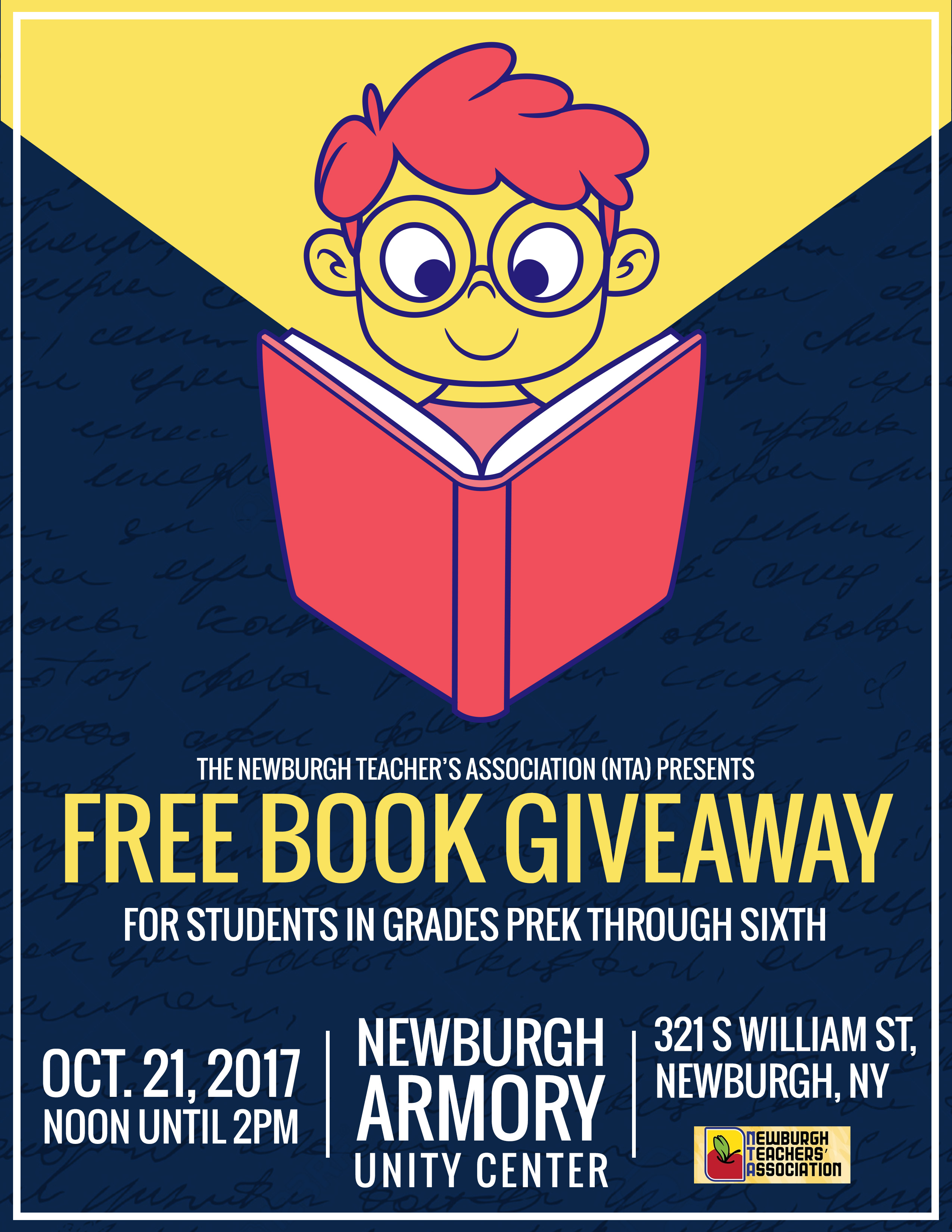 NTA Book Giveaway Flyer